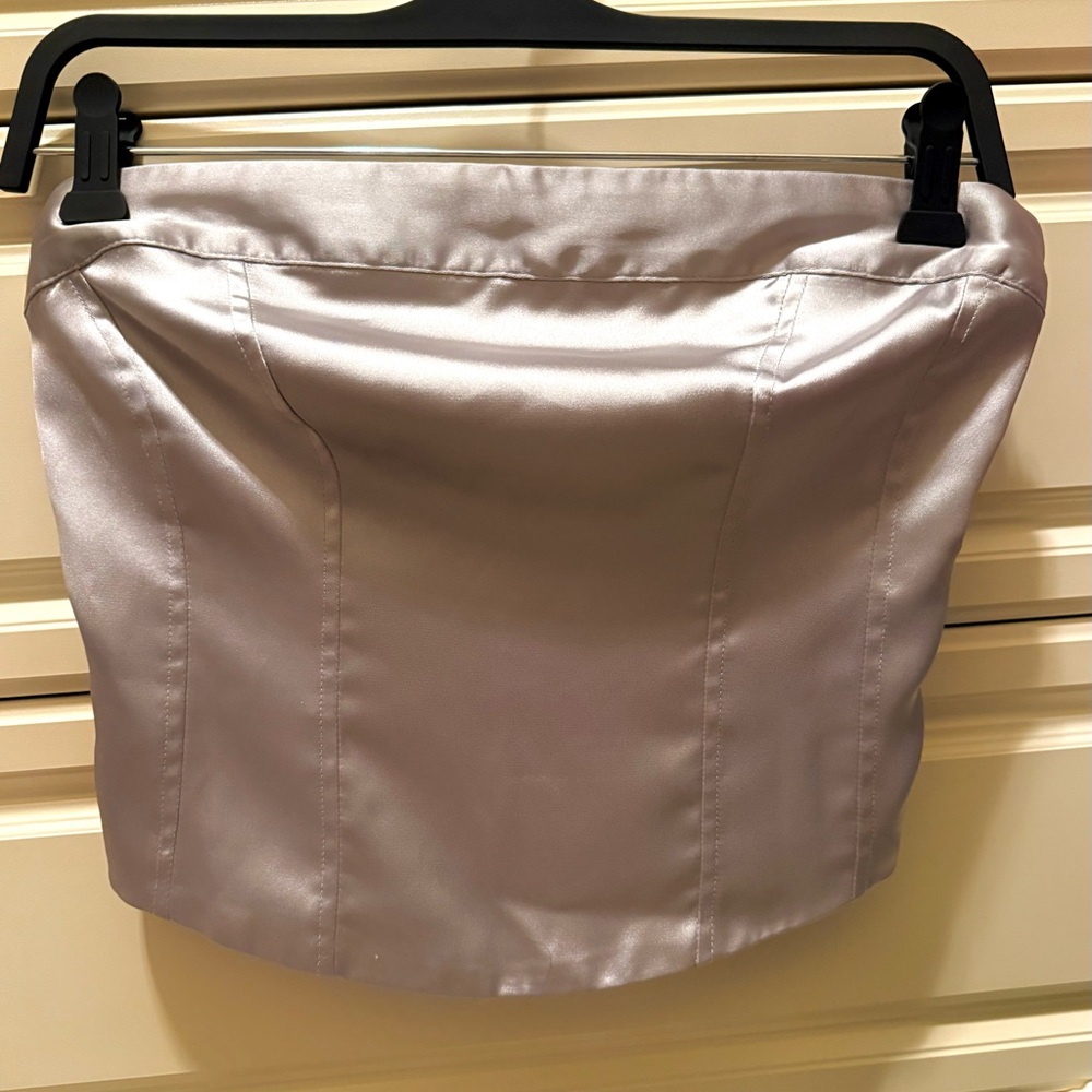 Wild Fable Silver Pencil Skirt